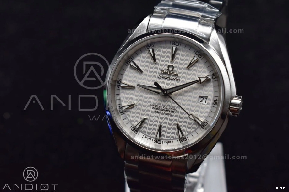 SS Edition Bracelet Aqua SS White 1:1 VSF On Terra Dial 150M Waved Best A8500 0323